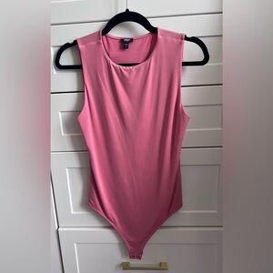 Express Pink Sleeveless Bodysuit
